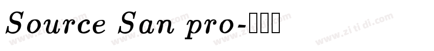 Source San pro字体转换 Source San pro字体转换